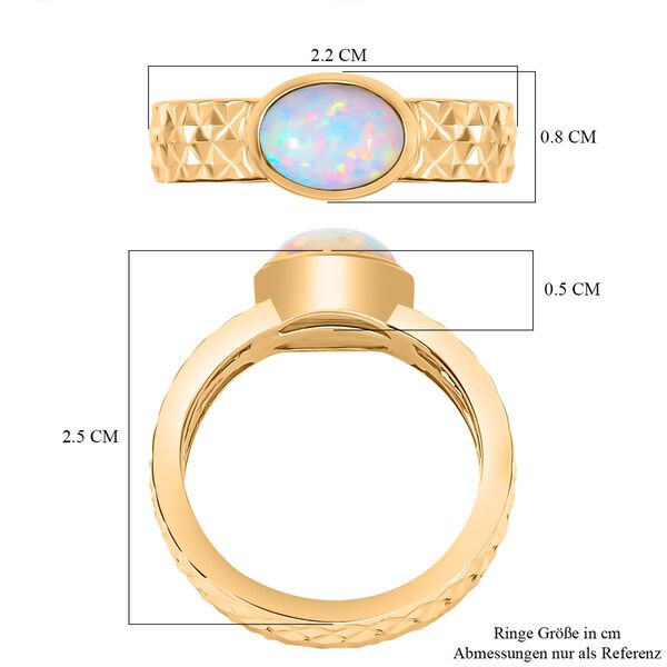 AA Natürlicher, äthiopischer Welo Opal Ring - 0,87 ct. image number 7
