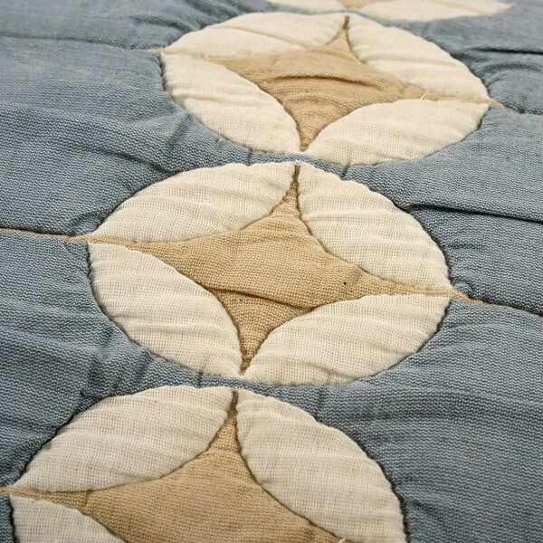 Luxus Kissenh&uuml;lle gewebt, 50 x 75 cm, Blau Wei&szlig; image number 6