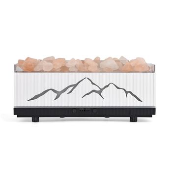 Aroma-Luftbefeuchter mit Doppel-Spr&uuml;hfunktion, LED-Licht und 10 Duft&ouml;len, 200 ml