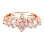 LUXORO Natürlicher, Rosa Diamant Ring, SGL zertifiziert, 585 Rosegold (Größe 18.00) ca. 1,00 ct image number 0