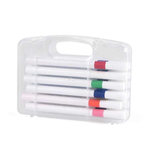 4er-Set Malset mit Acrylmarkern und Aufbewahrungsbox, Vogel-, Schmetterlings- und Flamingo-Skizzen image number 5