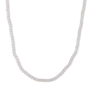 Opalit Halskette ca. 45 cm 316L Edelstahl, flexibel, ca. 55.00 ct