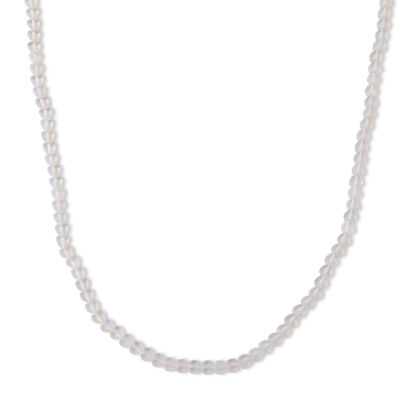 Opalit Halskette ca. 45 cm 316L Edelstahl, flexibel, ca. 55.00 ct