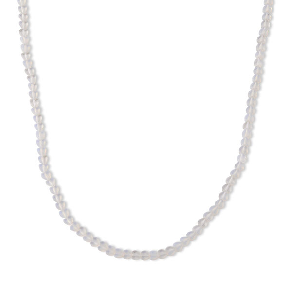 Opalit Halskette ca. 45 cm 316L Edelstahl, flexibel, ca. 55.00 ct
