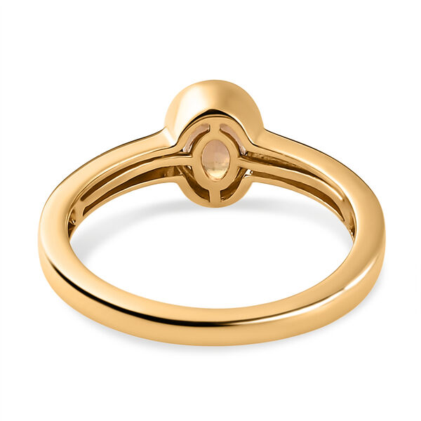 AA nat&uuml;rlicher, goldener Tansanit-Ring - 0,75 ct. image number 6