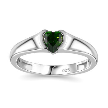 Nat&uuml;rlicher Chromdiopsid-Ring - 0,54 ct.