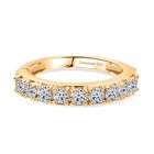 LUXURIANT DIAMOND - Lab Grown Diamant SI Ring 925 Silber 750 Gelbgold Vermeil (Größe 17.00) ca. 1.00 ct