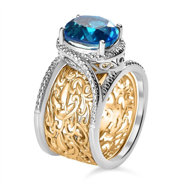 2er-Set- Karibik Quarz Ringe - 3,30 ct. image number 6