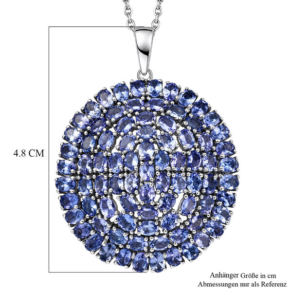 D'Joy Tansanit Schmuckset ca. 45 cm 925 Silber Rhodiniert ca. 14,61 ct. image number 6