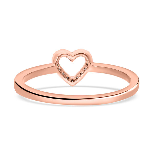 Natürlicher Champagner Diamant-Ring - 0,07 ct. image number 4