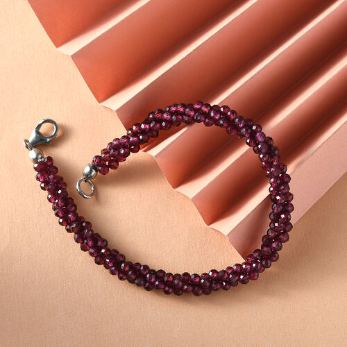 Rhodolith Granat-Armband, 19 cm - 40,73 ct. image number 1