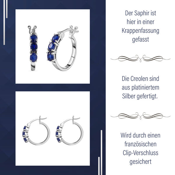 Masoala Saphir Trilogie Creolen image number 8