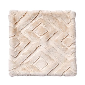 2-tlg. Zierkissenbez&uuml;ge, 60x60 cm und 45x45 cm, beige