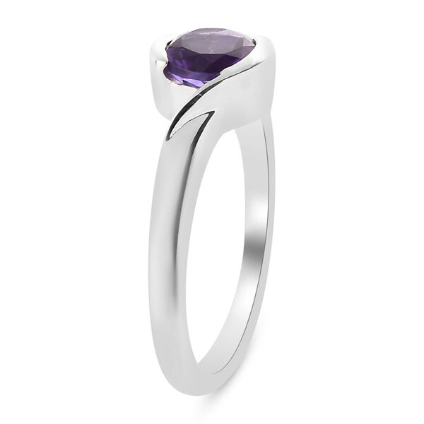 Afrikanischer Amethyst Bypass-Ring, 925 Silber  ca. 0,79 ct image number 5