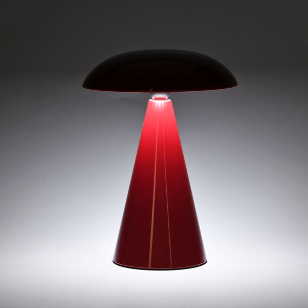 LIVMORE 2-in-1 Magnetische, wiederaufladbare LED-Tisch- und Wandleuchte, 15,5x15,5x21cm, Rot image number 4