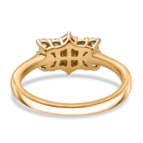 LUXURIANT DIAMOND - Lab Grown Diamant VS-EF SGL zertifiziert Ring 375 Gold (Größe 18.00) ca. 1.03 ct image number 5