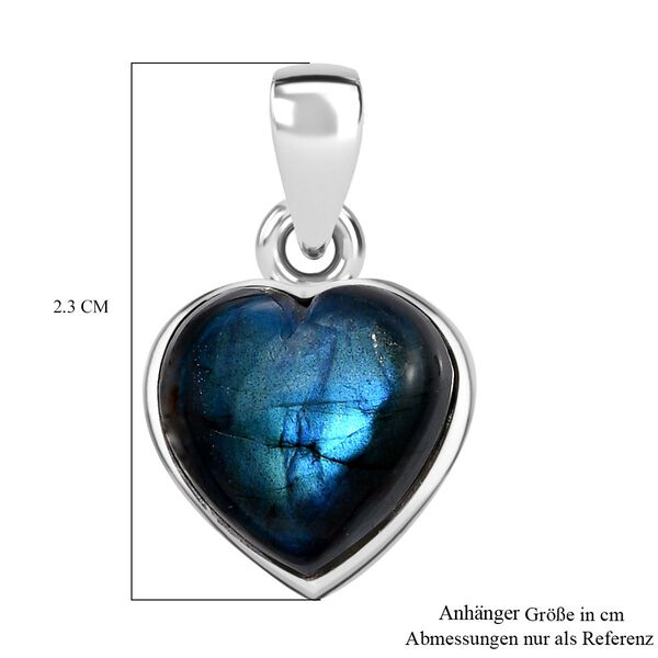 AAA Labradorit Anh&auml;nger 925 Silber rhodiniert ca. 7.07 ct image number 6