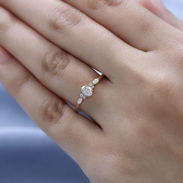ILIANA SI-GH Diamant Ring in 750 Gold - 0,50 ct. image number 2