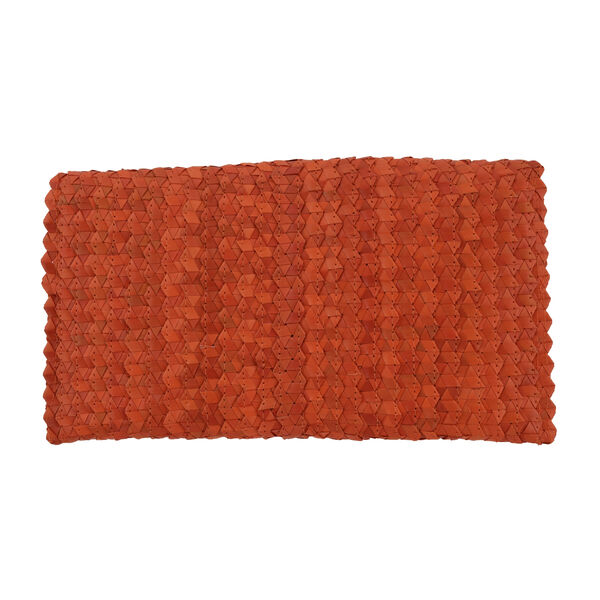 Clutch Tasche aus Palmbl&auml;ttern, Orange image number 2