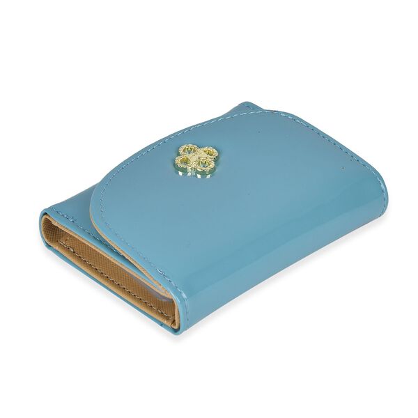 Geldb&ouml;rse, 13 F&auml;cher, RFID Schutz, Blau image number 10