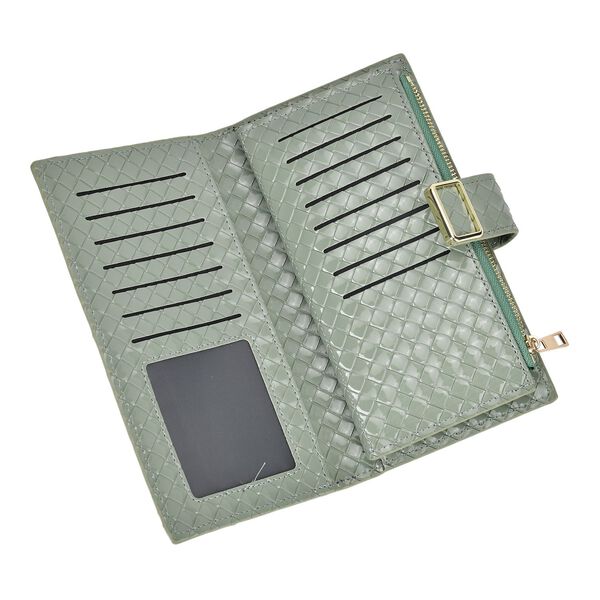 PU-Leder Brieftasche mit RFID-Schutz, olivgr&uuml;n image number 6