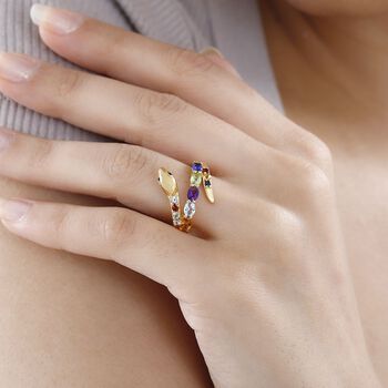 Multi-Edelstein-Ring - 1,18 ct.