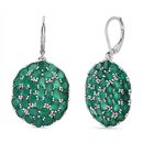 Verde Onyx Ohrringe Edelstahl ca. 10.23 ct