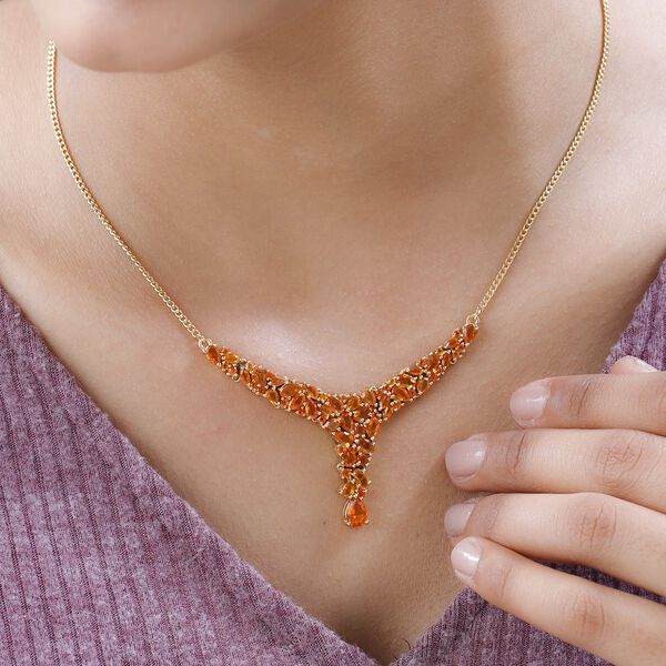 Salamanca Feueropal-Halskette, 45 cm - 4,95 ct. image number 2