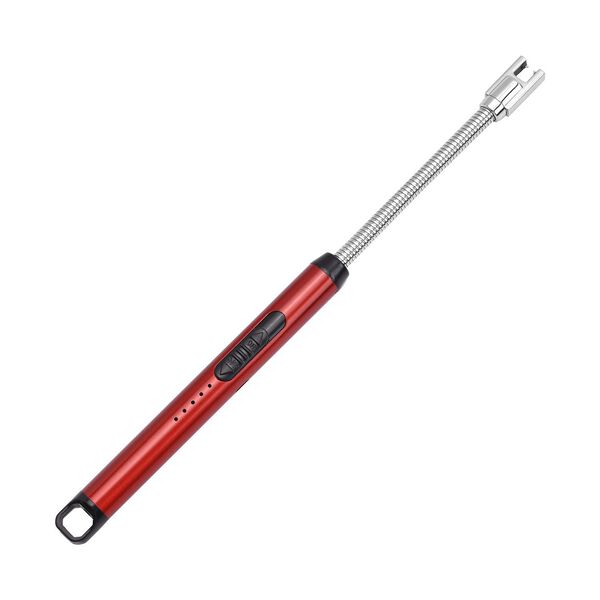 Elektrisches, wiederaufladbares Stabfeuerzeug mit flexiblem Hals, Rot image number 1