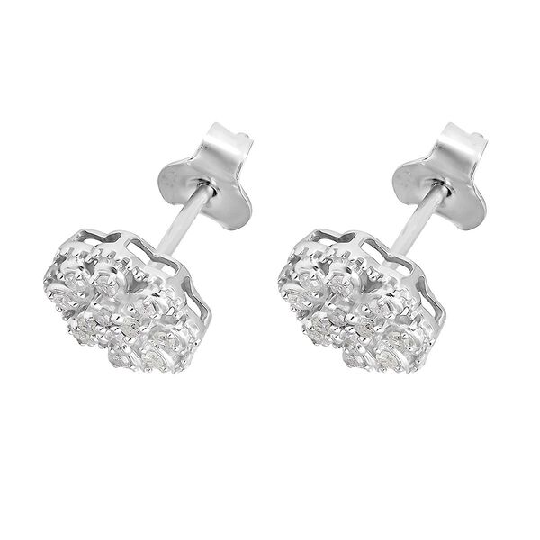 Weiße Diamant-Ohrringe - 0,25 ct. image number 4