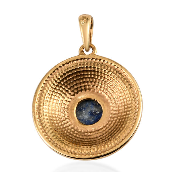 Lapislazuli Anh&auml;nger 925 Silber vergoldet ca. 2,27 ct image number 5