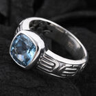 Royal Bali Kollektion - himmelblauer Topas-Ring, 925 Silber  ca. 3,12 ct image number 1