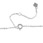 Weiße Muschelkernperlen-Halskette 43cm in rhodiniertem 925 Silber - 18,24 ct. image number 3
