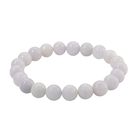 Weiße Jade Armband Flexibles cm ca. 180,00 ct.