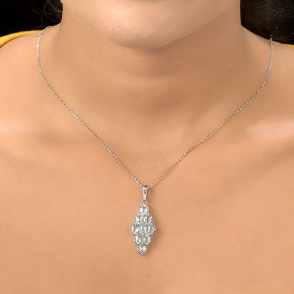 Himmelblauer Topas-Anh&auml;nger - 5,10 ct. image number 3