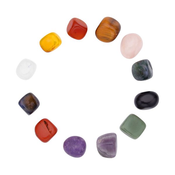 12er Set - Einzelne Edelsteine aus der ganzen Welt, perfektes Geschenkset