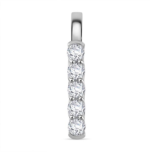 Moissanit Schmuckset, 925 Silber rhodiniert - 2,50 ct. image number 7