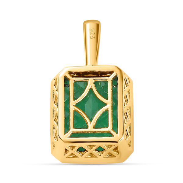 Smaragd Triplett Quarz Anh&auml;nger - 7,09 ct. image number 5