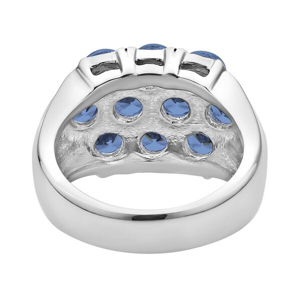 Lila Zirkonia Ring, 316L Edelstahl (Gr&ouml;&szlig;e 16.00) ca. 2.00 ct image number 6