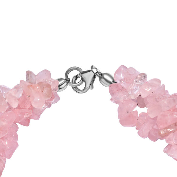 Rosenquarz Armband, 19 cm - 120 ct. image number 3