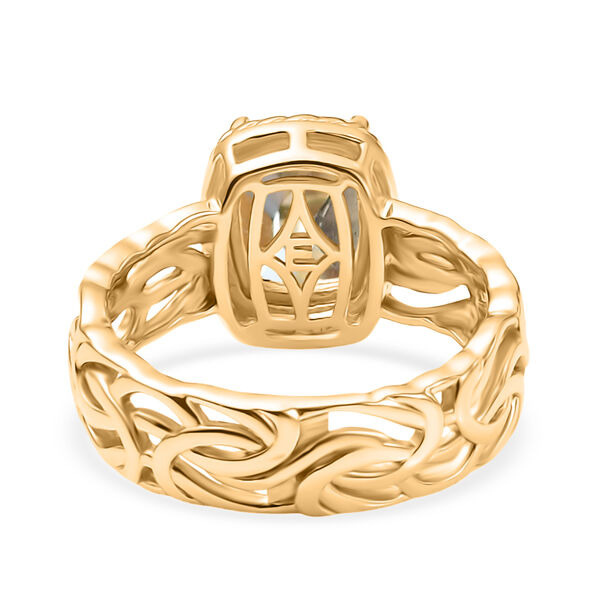 EVER TRUE AA Prasiolith Ring Nickelfreies Messing (Gr&ouml;&szlig;e 18.00) ca. 2,04 ct image number 5