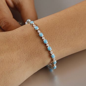 AA Sleeping Beauty T&uuml;rkis und Zirkon Armband