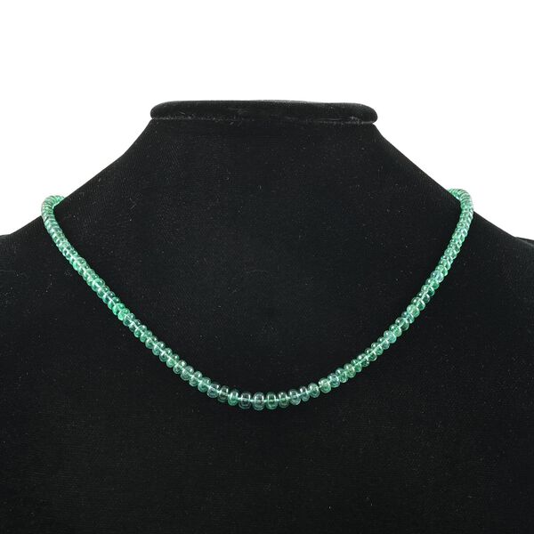 RHAPSODY zertifiziert und geprüft AAAA Smaragd Halskette in 950 Platin, 45 cm - 70 ct. image number 2