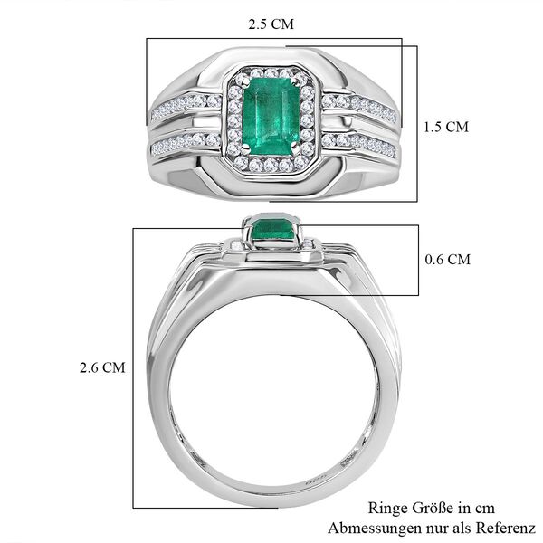 Kagem sambischer Smaragd Ring, ca. 1,58 ct. image number 7