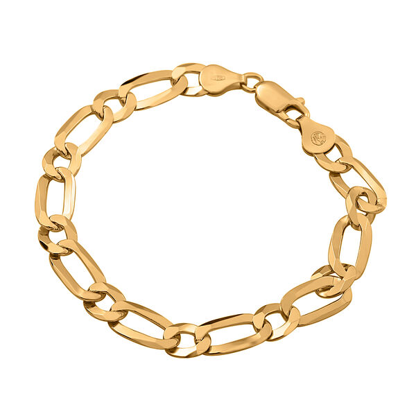 925 Silber vergoldet Armband ca. 19 cm ca. 8,75g