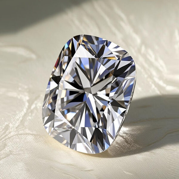 LUXURIANT DIAMOND- IGI zertifizierter VS-G Labor Diamant ungefasster Edelstein, Kissen- und Facettenschliff - 5 ct. image number 2