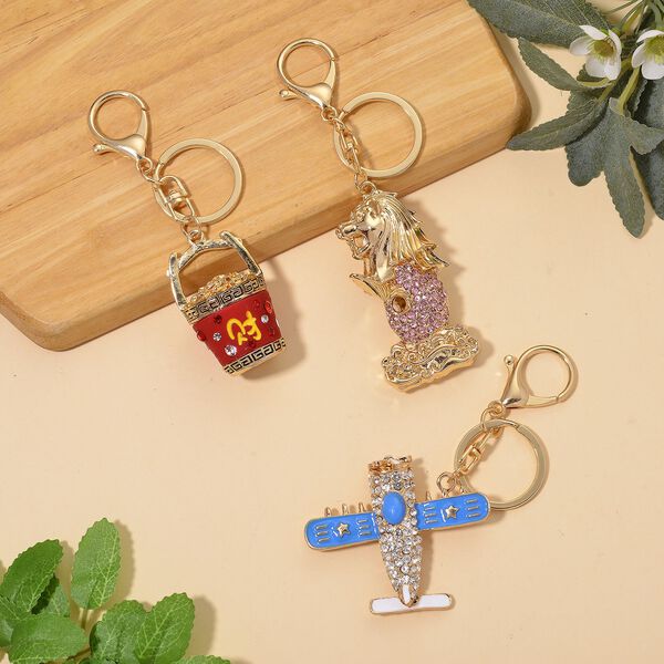 Schwarze Kristall Schmuckset Legierung emailliert, Legierung Std Gelb image number 2