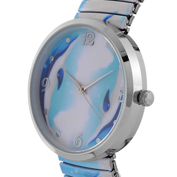 STRADA Damenuhr - Delfin-Design, Japanisches Uhrwerk, Wasserresistent image number 3