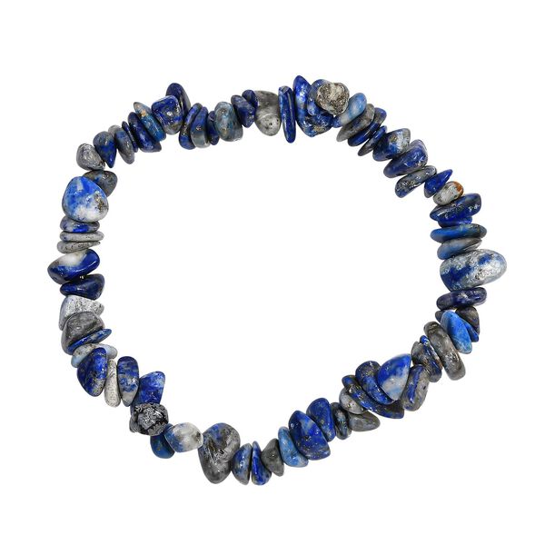 4er-Set - Flexible Prehnit, mehrfarbige Fluorit, Schneeflocken Glasachat und Lapislazuli-Armbänder - 325 ct. image number 5