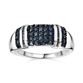 Blauer Diamant-Ring - 0,50 ct.